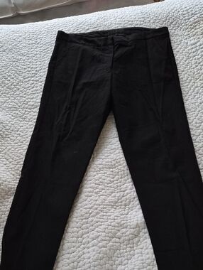 Meg  Black Dress Pants - Classic Slim Fit